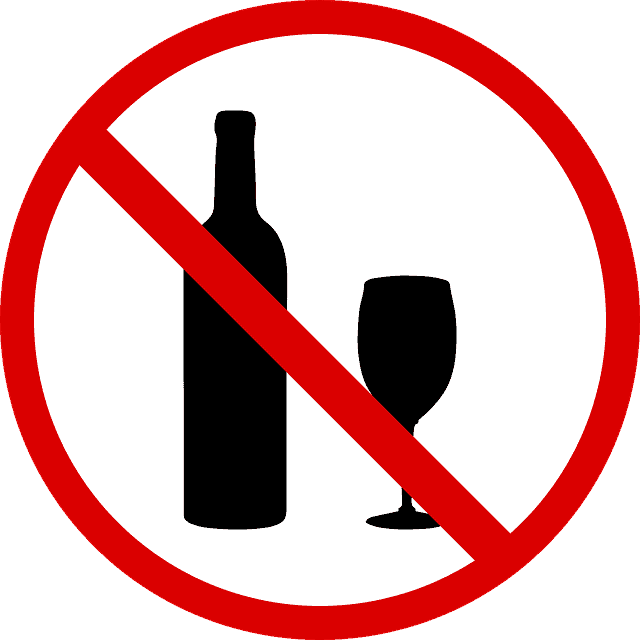 don't drink alcohol while in recovery